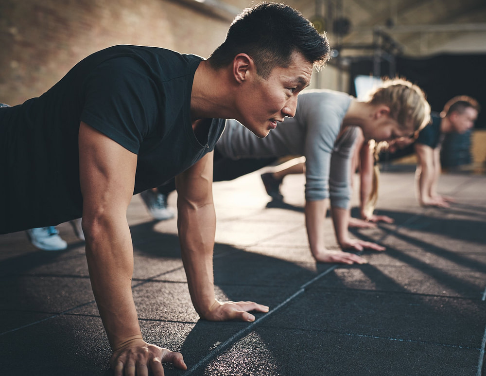 men pushups